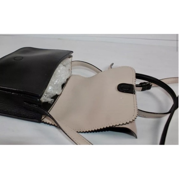 kate spade new york Kirk Park Saffiano Veronique Crossbody - Black/White - Picture 11 of 13